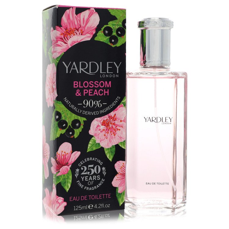 Yardley Blossom & Peach by Yardley London Eau De Toilette Spray 4.2 oz Yardley Blossom & Peach by Yardley London Eau De Toilette Spray 4.2 oz
